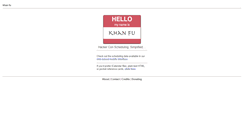 Desktop Screenshot of khanfu.com