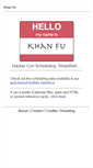 Mobile Screenshot of khanfu.com